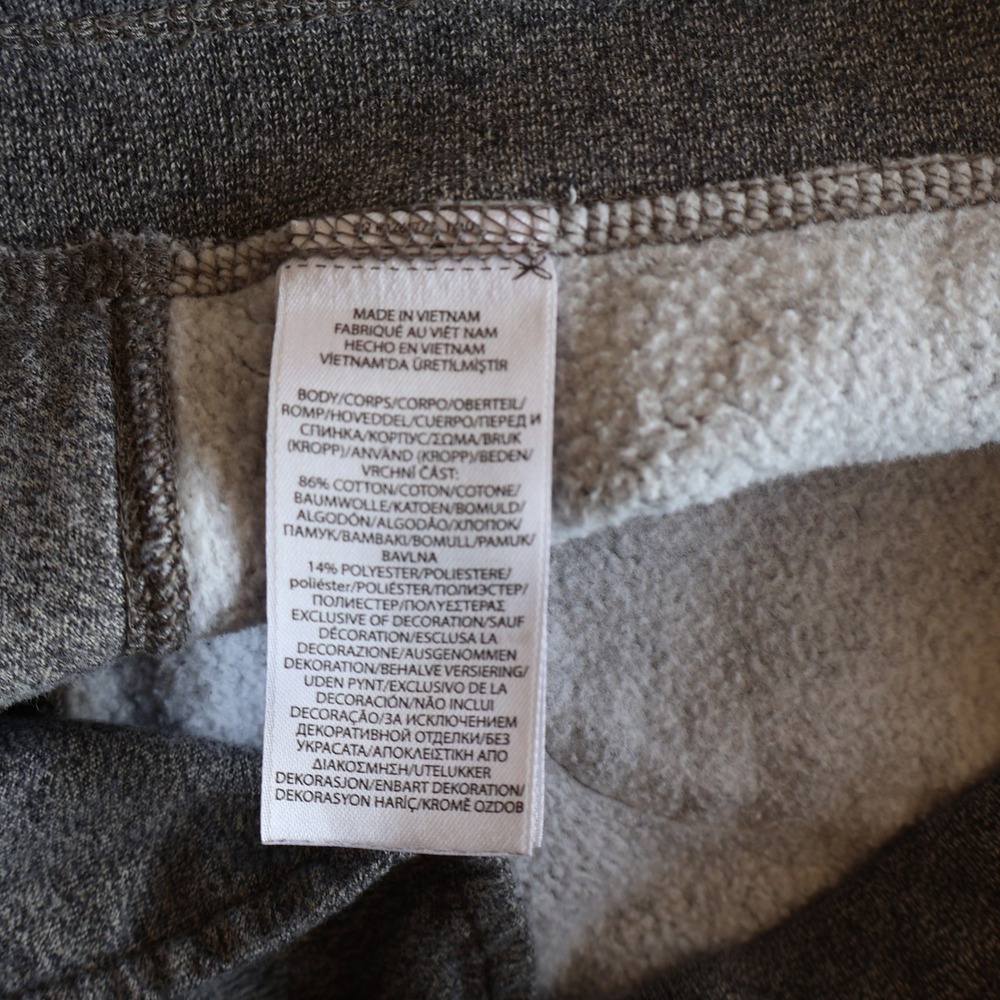 Polo Ralph Lauren Mens Fleece Sweatpants Size M Gray Drawstring Hem Pants - Picture 8 of 11